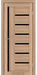 Межкомнатные двери HELENA, PVC Renolit Кастелло Карамель black
